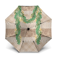 Hawai'i Paniolo Maile Twisted Lei Umbrella Almond Brown