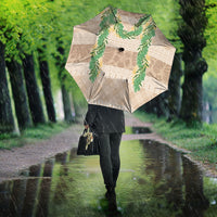 Hawai'i Paniolo Maile Twisted Lei Umbrella Almond Brown