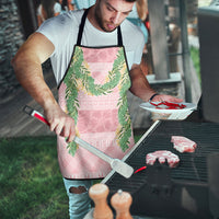 Hawai'i Paniolo Maile Twisted Lei Apron Dusty Rose