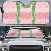 Hawai'i Paniolo Maile Twisted Lei Auto Sun Shade Dusty Rose