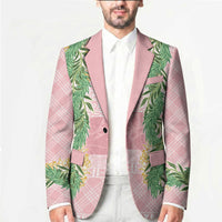 Hawai'i Paniolo Maile Twisted Lei Blazer Dusty Rose