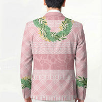 Hawai'i Paniolo Maile Twisted Lei Blazer Dusty Rose
