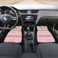 Hawai'i Paniolo Maile Twisted Lei Car Mats Dusty Rose