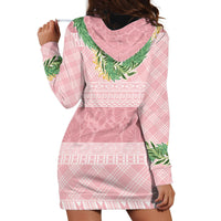 Hawai'i Paniolo Maile Twisted Lei Hoodie Dress Dusty Rose