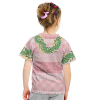 Hawai'i Paniolo Maile Twisted Lei Kid T Shirt Dusty Rose