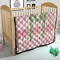 Hawai'i Paniolo Maile Twisted Lei Quilt Dusty Rose