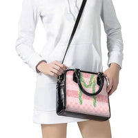 Hawai'i Paniolo Maile Twisted Lei Shoulder Handbag Dusty Rose