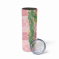 Hawai'i Paniolo Maile Twisted Lei Skinny Tumbler Dusty Rose