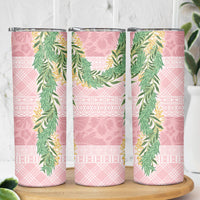 Hawai'i Paniolo Maile Twisted Lei Skinny Tumbler Dusty Rose