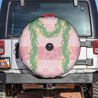 Hawai'i Paniolo Maile Twisted Lei Spare Tire Cover Dusty Rose