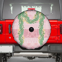 Hawai'i Paniolo Maile Twisted Lei Spare Tire Cover Dusty Rose