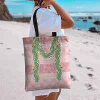 Hawai'i Paniolo Maile Twisted Lei Tote Bag Dusty Rose