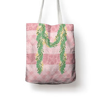 Hawai'i Paniolo Maile Twisted Lei Tote Bag Dusty Rose
