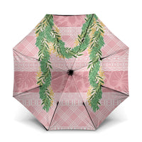 Hawai'i Paniolo Maile Twisted Lei Umbrella Dusty Rose
