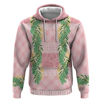 Hawai'i Paniolo Maile Twisted Lei Zip Hoodie Dusty Rose LT7 Pullover Hoodie Dusty Rose - Polynesian Pride