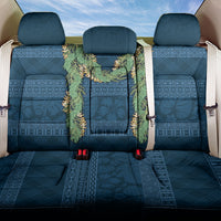 Hawai'i Paniolo Maile Twisted Lei Back Car Seat Cover Cobalt Blue LT7 One Size Cobalt Blue - Polynesian Pride