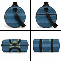 Hawai'i Paniolo Maile Twisted Lei Duffle Bag Cobalt Blue