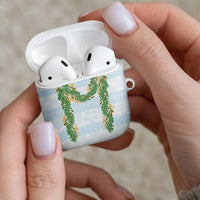 Hawai'i Paniolo Maile Twisted Lei AirPods Case Winter White