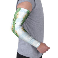 Hawai'i Paniolo Maile Twisted Lei Arm Sleeves Winter White