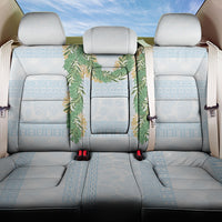 Hawai'i Paniolo Maile Twisted Lei Back Car Seat Cover Winter White LT7 One Size White - Polynesian Pride