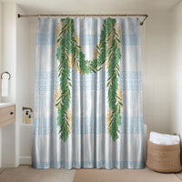Hawai'i Paniolo Maile Twisted Lei Bathroom Set Winter White