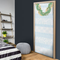 Hawai'i Paniolo Maile Twisted Lei Door Cover Winter White