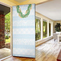 Hawai'i Paniolo Maile Twisted Lei Door Cover Winter White