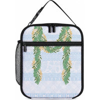Hawai'i Paniolo Maile Twisted Lei Lunch Bag Winter White