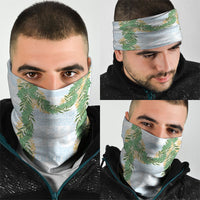 Hawai'i Paniolo Maile Twisted Lei Neck Gaiter Winter White