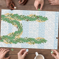 Hawai'i Paniolo Maile Twisted Lei Puzzle Winter White