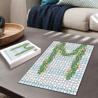 Hawai'i Paniolo Maile Twisted Lei Puzzle Winter White