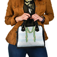Hawai'i Paniolo Maile Twisted Lei Shoulder Handbag Winter White