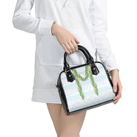 Hawai'i Paniolo Maile Twisted Lei Shoulder Handbag Winter White