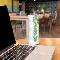 Hawai'i Paniolo Maile Twisted Lei Skinny Tumbler Winter White