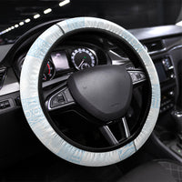 Hawai'i Paniolo Maile Twisted Lei Steering Wheel Cover Winter White