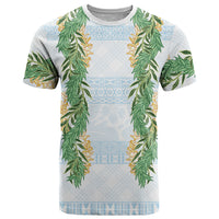 Hawai'i Paniolo Maile Twisted Lei T Shirt Winter White