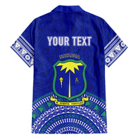 Personalised Fiji Natabua High School Family Matching Off Shoulder Short Dress and Hawaiian Shirt Kaviti Tapa Mix Colors Proud NHS LT7 - Polynesian Pride