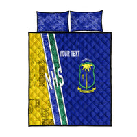 Personalised Fiji Natabua High School Quilt Bed Set Kaviti Tapa Mix Colors Proud NHS LT7 Blue - Polynesian Pride