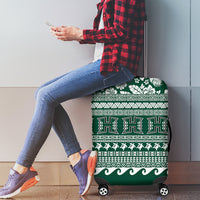 Hawaii Rainbow Warriors Christmas Luggage Cover Kakau Motifs LT7 - Polynesian Pride