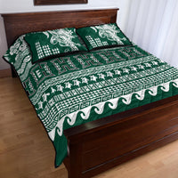 Hawaii Rainbow Warriors Christmas Quilt Bed Set Kakau Motifs LT7 - Polynesian Pride