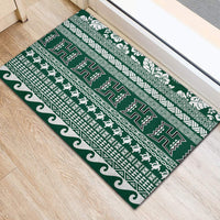 Hawaii Rainbow Warriors Christmas Rubber Doormat Kakau Motifs LT7 - Polynesian Pride