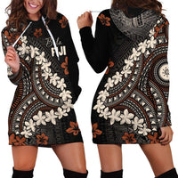 Bula Fiji Women's Day Hoodie Dress Classic Masi Tapa