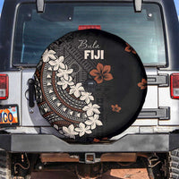 Bula Fiji Women's Day Spare Tire Cover Classic Masi Tapa LT7 Brown - Polynesian Pride
