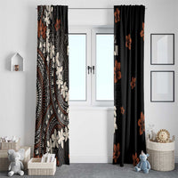 Bula Fiji Women's Day Window Curtain Classic Masi Tapa