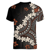 Bula Fiji Women's Day Women V-Neck T-Shirt Classic Masi Tapa