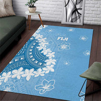 Bula Fiji Women's Day Area Rug Turquoise Masi Tapa LT7