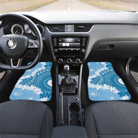 Bula Fiji Women's Day Car Mats Turquoise Masi Tapa LT7
