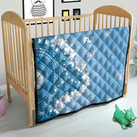 Bula Fiji Women's Day Quilt Turquoise Masi Tapa LT7 - Polynesian Pride