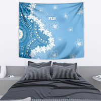 Bula Fiji Women's Day Tapestry Turquoise Masi Tapa LT7