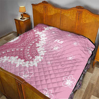 Bula Fiji Women's Day Quilt Pink Masi Tapa